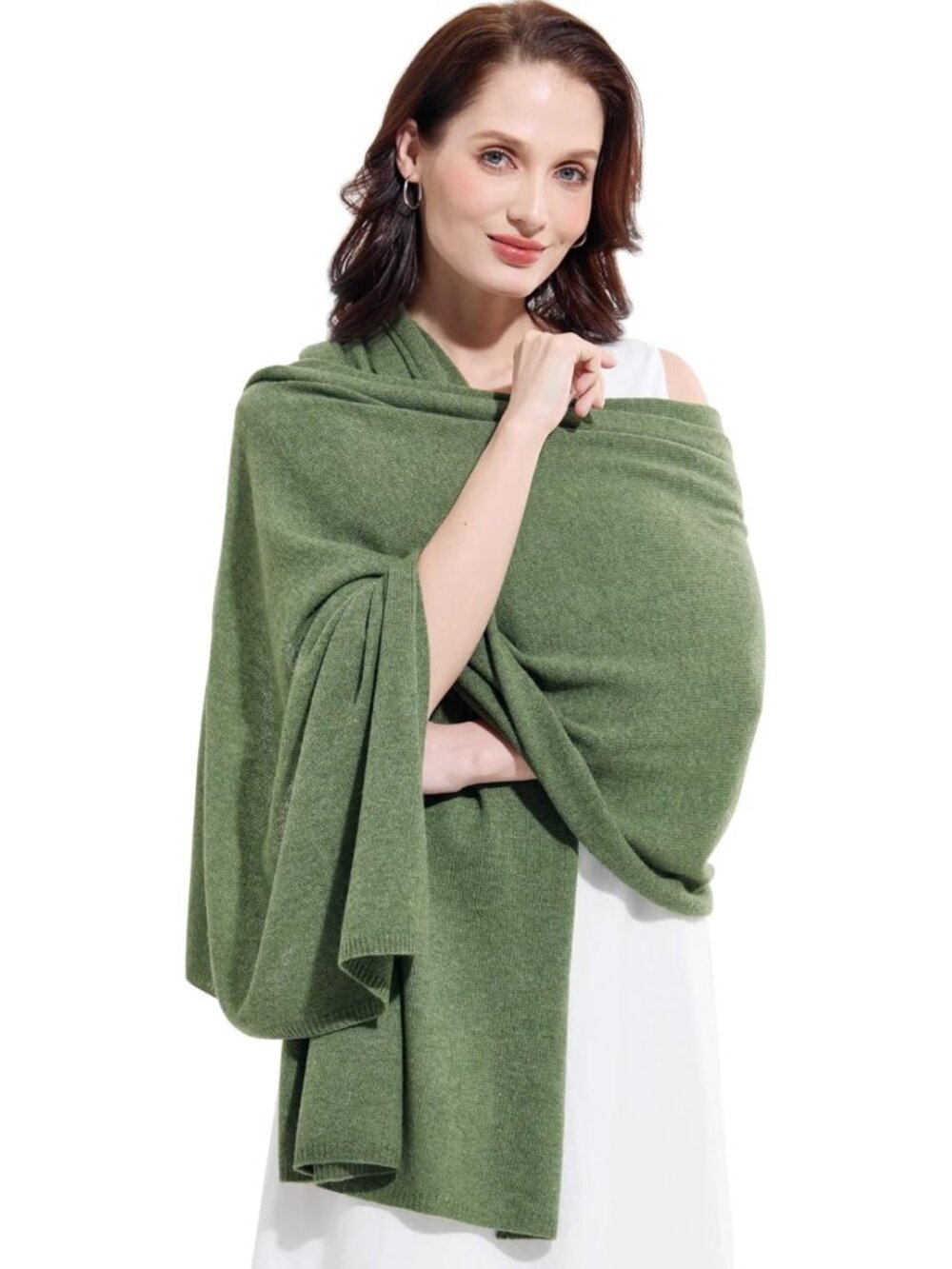 Extra Large Soft Cashmere Blend Wrap Scarf for Women - Chic Travel Stole 87"x28